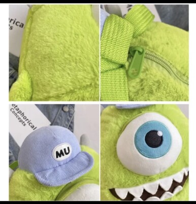 Disney Plush Backpack Monsters Ink Mike Wazowski Women 