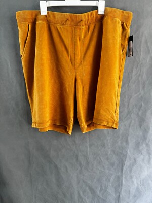 Original Use Men s Shorts Drawstring Yellow 3XL