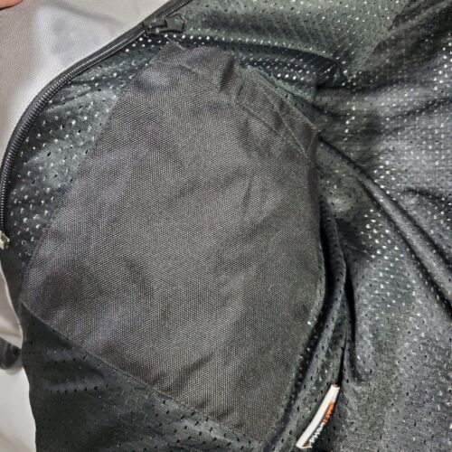 Tourmaster Flex Motorcycle Jacket Mens Size XL 46 Black Gray Armored - Picture 15 of 24