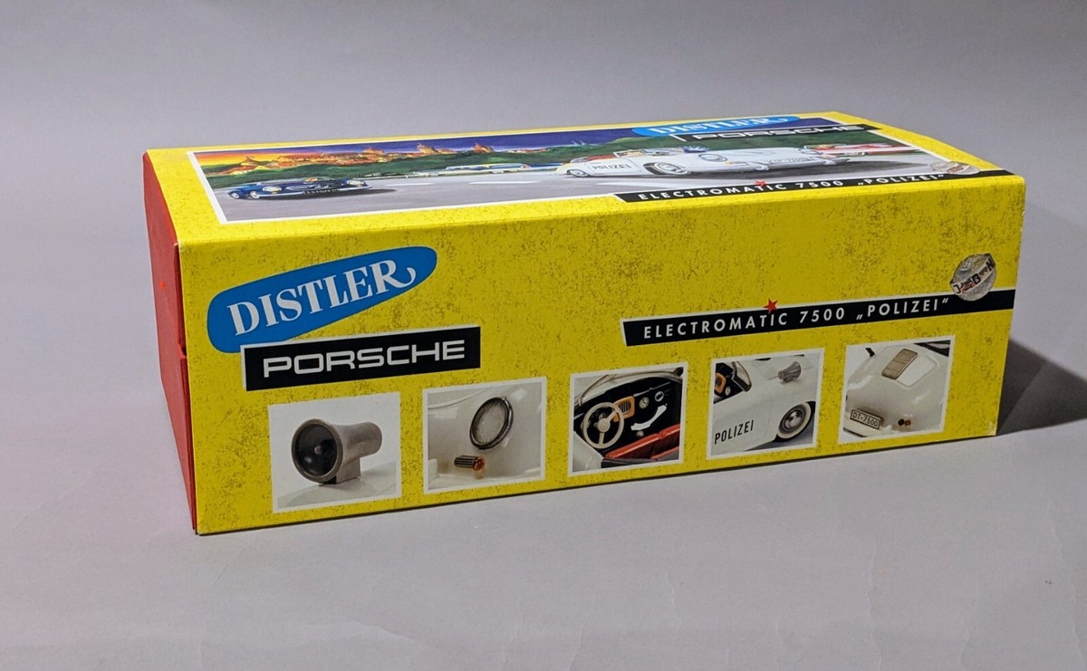 Schuco Distler Electromatic 7500 Porsche 356 Cabriolet Polizei