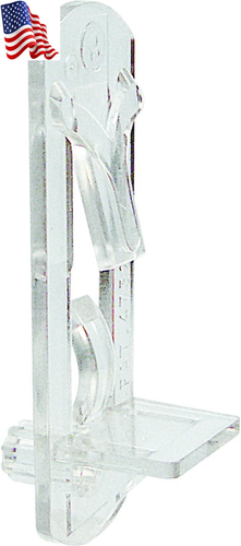 U 11301 Self-Locking Shelf Support Pegs, 5Mm. Peg X 3/4 In. Shelf Plastic 4 Pack