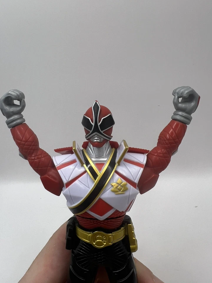 Power Rangers Samurai Red Rangers Spin Switch Action Figures Bandai 2011 - Image 4 of 4