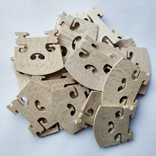 20x 4/4 Violin European Wood Maple Bridge String Accessory Violin Parts Fitting