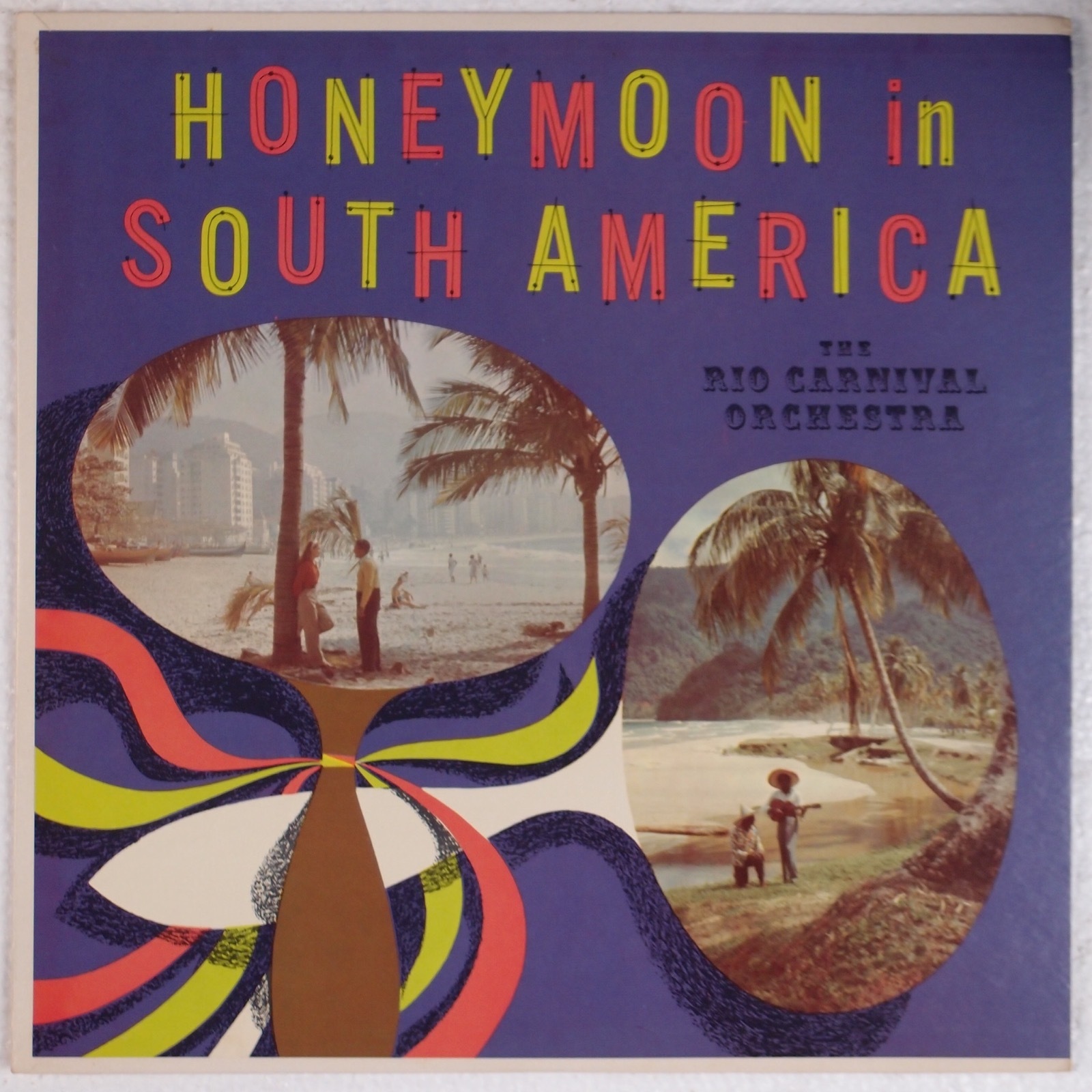  RIO CARNIVAL ORCHESTRA: Honeymoon in Latin America VINYL LP 50s VG++
