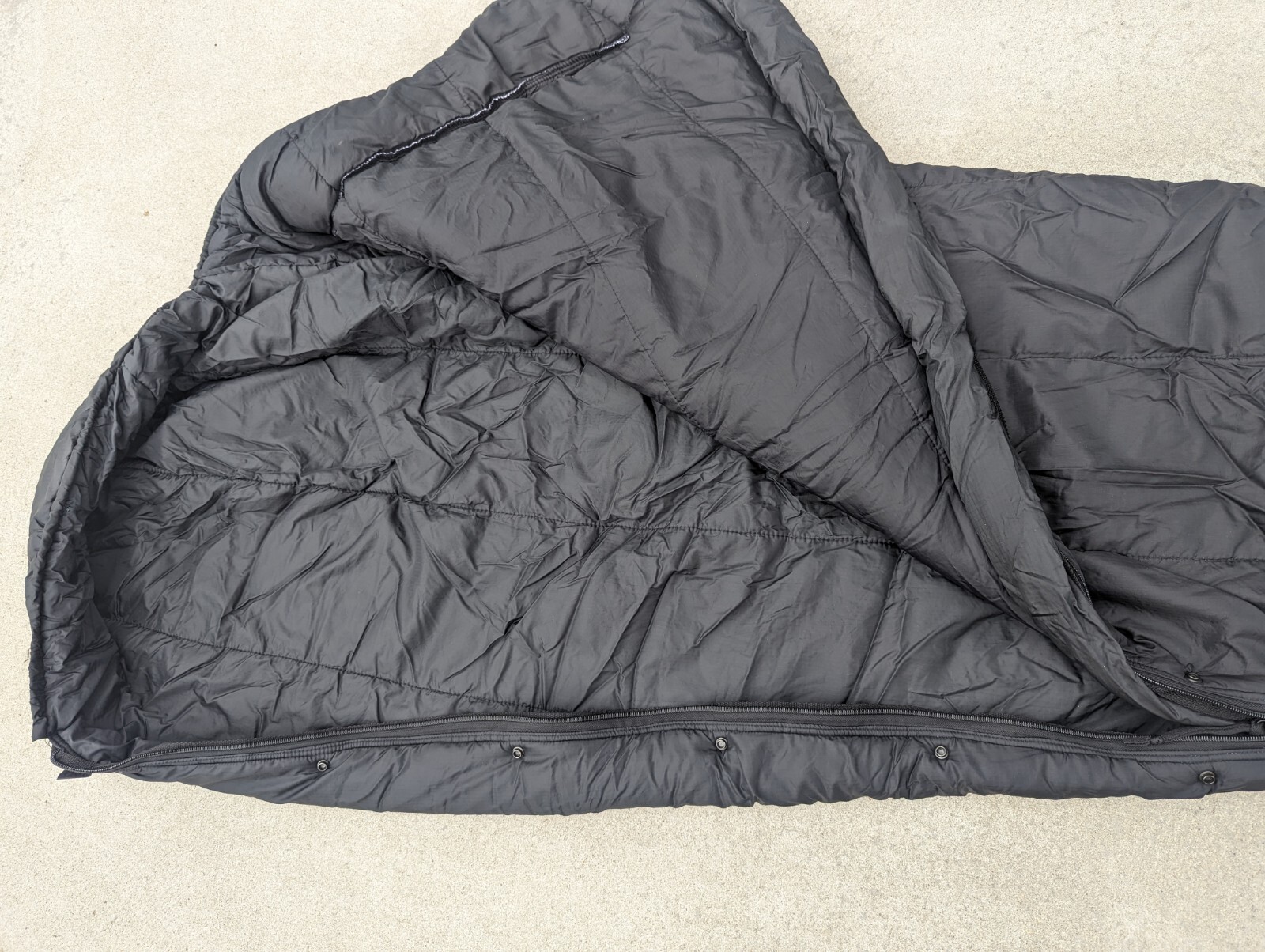 US Military Intermediate Cold Weather Modular Black Sleeping Bag | eBay