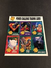 Nintendo power challenge trading cards insert sheet