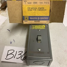Square D 2510FG2 Type 1 Manual Starter - ECS