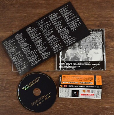 SLOPPY MEATEATERS /FORBIDDEN MEAT JAPAN CD Sample PROMO w/OBI TWCY
