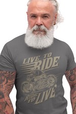 Biker Shirt Live to Ride