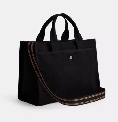 COACH CP158 Cargo Tote Medium Black Canvas NWT | eBay