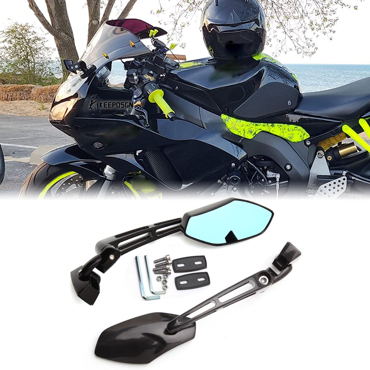 2x For Honda CBR1000RR CBR600RR F3 F4i Motorcycle Side