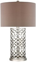 30 Laser Cut Metal Table Lamp In Polished Nickel, New, Free Shipping on sale 30 Laser Cut Metal Table Lamp In Polished Nickel, New, Free Shipping on sale