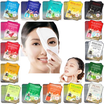 (3 STCK.) Tracking Gesichtshautpflege Gesichtsmaske Blatt Pack Kollagen Korea Kosmetik