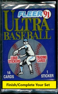 1991 Fleer Ultra Baseball Finish/Complete Your Set 201-400
