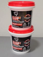 2x Dap Fast'N Final Lightweight Spackling Interior/Exterior White - 8 Fl Oz