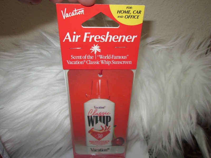 Vacation's Classic Whip Hanging Air Freshener Freshie Closet,Car,Home