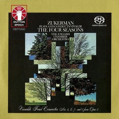 VIVALDI The Four Seasons + 4 Concertos / Pinchas Zukerman (SACD, 2017, Dutton)