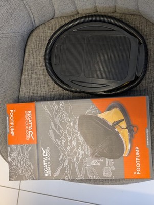 Regatta Great Outdoors 3L Fußpumpe manuell Luftbett Balgpumpe Camping Neu in OVP
