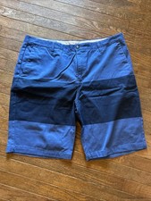 Vtg Volcom Blue Block Shorts Men’s 40 Logo Rare Made In USA 90’s