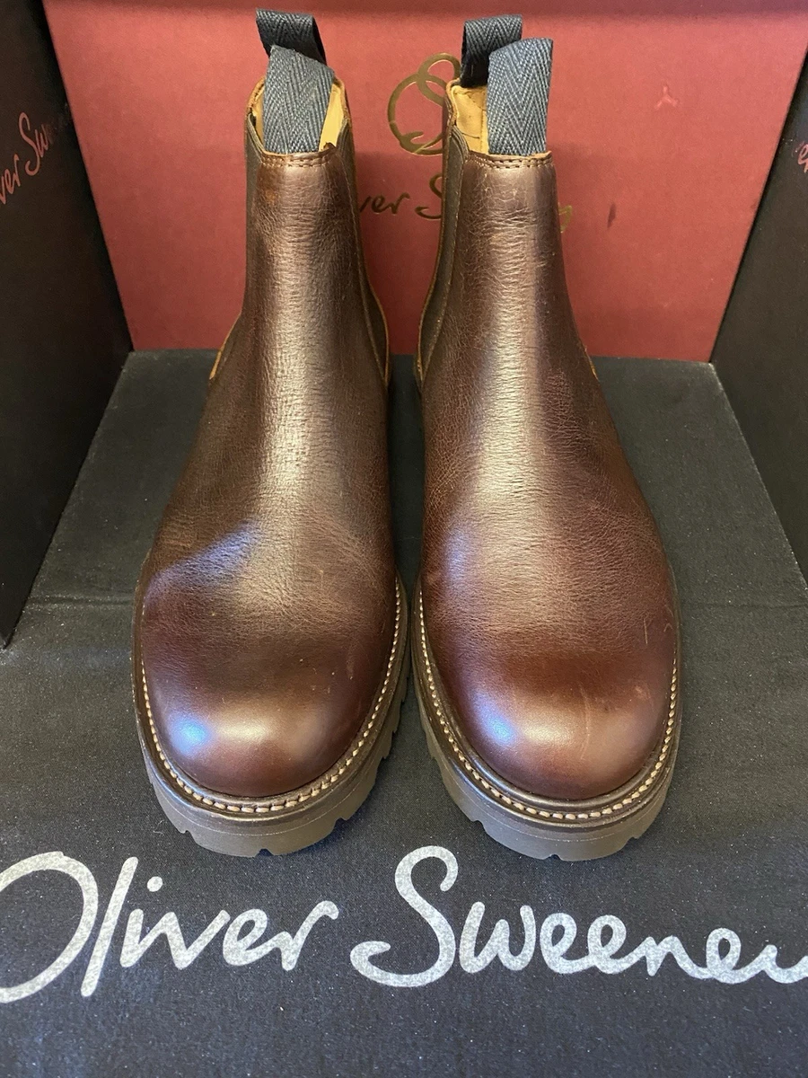 Oliver Sweeney Formal Brown Leather Upper for Men for sale  display picture 3
