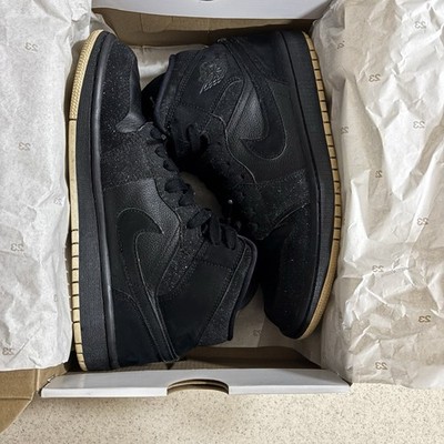 NIKE AIR JORDAN 1 ファントム Nike Air Jordan 1 Mid Black Phantom Gum Clean Pair Fast Shipping
