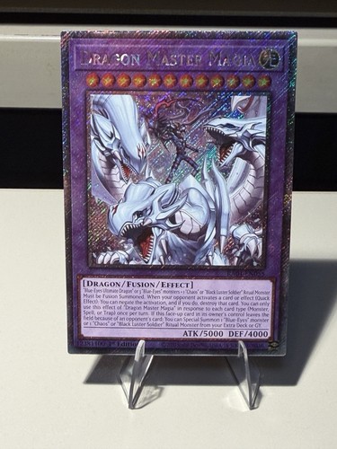 Dragon Master Magia [Platinum Secret Rare] RA04-EN055 YuGiOh Quarter Century Stampede card