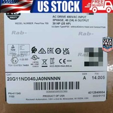 New AB 20G11ND040JA0NNNNN PowerFlex Air Cooled 755 AC Drive US Free Tax