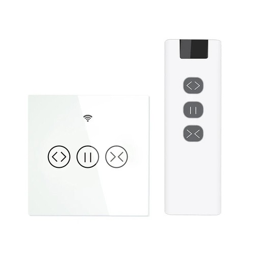 WiFi RF433 Smart Touch Curtain Roller Blinds Motor Switch Work with Alexa Google - Picture 10 of 25