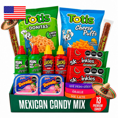 Gigi Delight Mexican Candy Variety Pack - Dulces Mexicanos Surtidos with Salsagh