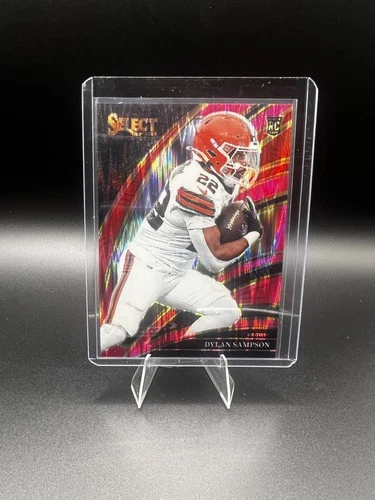 2025 Panini Select - Club Level Dylan Sampson #255 Pink Shock Prizm (RC)