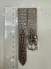 ROLEX 20mm. Brown Crocodile Leather. Band & 𝐑𝐎𝐋𝐄𝐗 Silver Crown Buckle NOS🔥 — photo 2