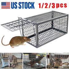 Live Humane Cage Trap for Squirrel Chipmunk Rat Mice Rodent Animal Catcher