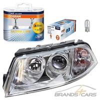 Atec Scheinwerfer Links + Osram Leuchtmittel FÜR VW Passat 3B 3BG BJ 00-05