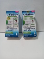 Clearblue Menopause Stage Indicator 5 Ct Easy Testing Log And Track Lot Of 2 NEW