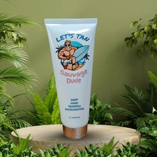 T's Tanning Let's Tan Sauvage Dude Deep Dark Tanning 200ml bottle