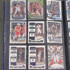 Panini NBA Basketball Rookie Card Lot in CardGuard Binder Donruss Hoops