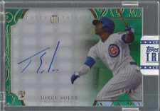 2015 Topps Tribute Framed Autographs Green #TAJSO Jorge Soler Auto /99 - BB