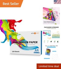 Sublimation Paper 8.5 x 11 inches - 150 Sheets Sublimation Paper Compatible w...