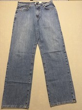 Vintage Lucky Brand Husker Jeans 1KB Men's 34x33 Blue Medium Wash USA Made