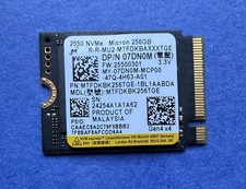 Micron 2550 NVMe Drive -  256GB - Model MTFDK...