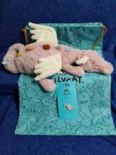 AUTHENTIC Jellycat Purrks Exclusive Duskrise Dragon with Dust bag Pin