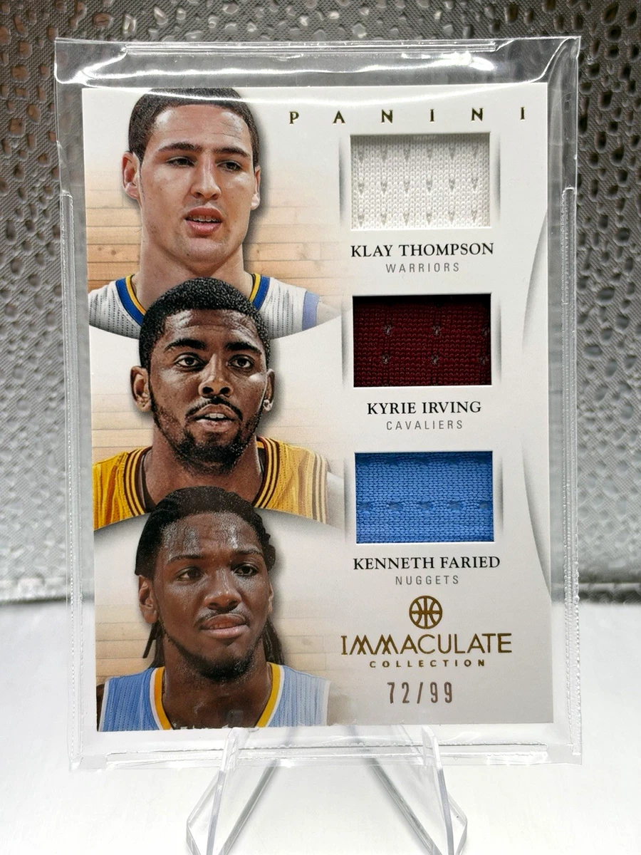 Panini 2012-13 Immaculate Trios Materials #10 Thompson Irving Faried /99 NBA