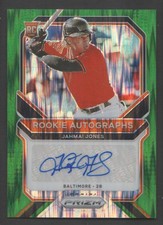 2021 Panini Prizm Rookie Auto Forest Green Flash #RA-JAJ Jahmai Jones Auto 2/5