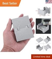 Compact Folding Pocket Stove - Ultra-Light Alcohol Burner for Outdoor Adventure