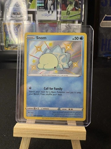 Snom SV033/SV122 Shining Fates Shiny Holo Rare Pokemon Card LP+