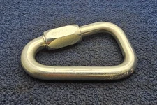 Maillon Rapide 18mm Delta-Shaped Quicklink, Zinc-Plated Steel - 2600kg WLL