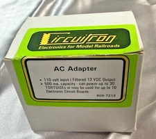 Circuitron HO 12v AC Adaptor #7212 New in Box