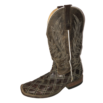 #ad Anderson Bean Mens Horse Power 10.5 D Patchwork Cowboy Boots Sabotage HP1082 $99.95