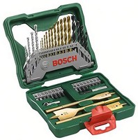 Bosch X-Line Titanium Bohrer Schrauber Set Holz Stein Metall ZubehöR 40Tlg