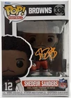 Shedeur Sanders Signed Autographed Cleveland Browns Funko Pop PSA/DNA COA